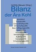 Bilanz Der ?ra Kohl: Christlich-Liberale Politik in Deutschland 1982-1998