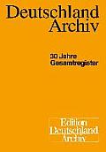 Deutschland Archiv: 30 Jahre Gesamtregister