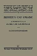 Zeitbezug Und Sprache: Ein Beitrag Zur Aspekt- Und Tempusfrage