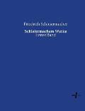 Schleiermachers Werke: Erster Band