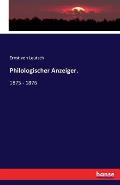 Philologischer Anzeiger.: 1875 - 1876