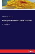 Catalogue of the Birds found in Ceylon: 6. Catalogue