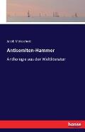 Antisemiten-Hammer: Anthologie aus der Weltliteratur