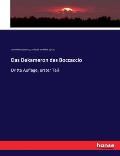 Das Dekameron des Boccaccio: Dritte Auflage, erster Teil