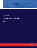 English Men of Letters: XII