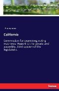 California: Commission for examining voting machines. Report to the senate and assembly, 33rd session of the legislature.