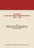 Trauregister aus den Kirchenb?chern S?dniedersachsens 1853 - 1900: Teil 4 Dankelshausen, Hedem?nden, Laubach, Lippoldshausen, Mielenhausen, Niedersche