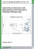 Optimization of Schedules with Heterogeneous Train Structure in Plan-ning of Railway Lines