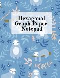 Hexagonal Graph Paper Notepad: Hexagon Notebook (.2 per side, small) - Draw, Doodle, Craft, Tilt, Quilt, Video Game & Mosaic Decoration Project Comp