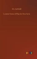 Lovers Vows A Play in Five Acts