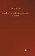 Mrs Albert Grundy-Observations in Philistia