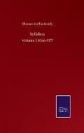 Syllabus: Volume I: 1066-1377