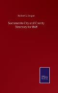 Sacramento City and County Directory for 1868