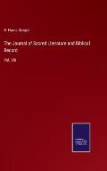 The Journal of Sacred Literature and Biblical Record: Vol. VIII