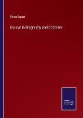 Essays in Biography and Criticism