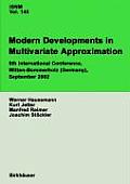 Modern Developments in Multivariate Approximation: 5th International Conference, Witten-Bommerholz (Germany), September 2002