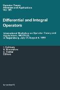 Differential and Integral Operators: International Workshop on Operator Theory and Applications, Iwota 95, in Regensburg, July 31-August 4, 1995