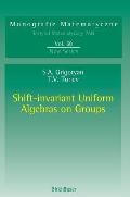 Shift-Invariant Uniform Algebras on Groups