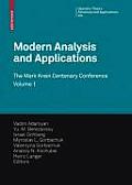 Modern Analysis and Applications: The Mark Krein Centenary Conference - Volume 1: Operator Theory and Related Topics