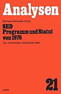 sed -- Programm Und Statut Von 1976: Text, Kommentar, Didaktische Hilfen