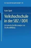 Volkshochschule in Der Sbz/DDR: Historische Quellenanalyse Zur Strukturbildung