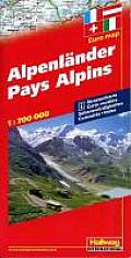 Alpine Countries Euro Map