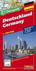 Hallwag Germany Distoguide Map