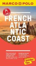 French Atlantic Coast Marco Polo Pocket Travel Guide with pull out map
