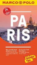 Paris Marco Polo Pocket Travel Guide with pull out map