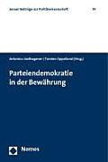 Parteiendemokratie in Der Bewahrung: Festschrift Fur Karl Schmitt