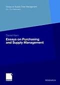 Essays on Purchasing and Supply Management