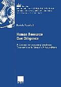 Human Resource Due Diligence: A Concept for Evaluating Employee Competences in Mergers & Acquisitions