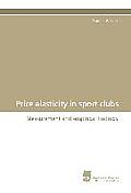Price Elasticity In Sport Clubs