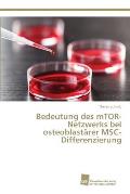 Bedeutung des mTOR-Netzwerks bei osteoblast?rer MSC-Differenzierung