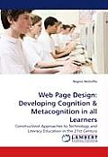 Web Page Design Developing Cognition