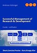 Successful Management of Research & Development