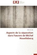 Aspects de la S?paration Dans L' Uvre de Michel Houellebecq