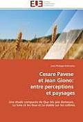 Cesare Pavese Et Jean Giono: Entre Perceptions Et Paysages