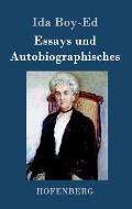 Essays Und Autobiographisches