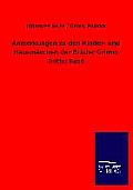 Anmerkungen Zu Den Kinder- Und Hausm Rchen Der Br Der Grimm