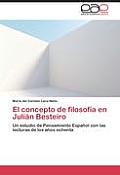 El Concepto de Filosofia En Julian Besteiro