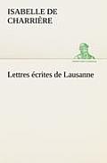 Lettres ?crites de Lausanne