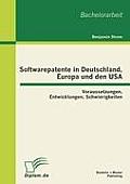 Softwarepatente in Deutschland, Europa und den USA: Voraussetzungen, Entwicklungen, Schwierigkeiten