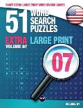 Sam's Extra Large-Print Word Search Games: 51 Word Search Puzzles, Volume 7: Brain-stimulating puzzle activities for many hours of entertainment