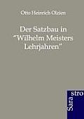 Der Satzbau in Wilhelm Meisters Lehrjahren