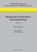 Historisches Ortslexikon f?r Brandenburg, Teil III, Havelland
