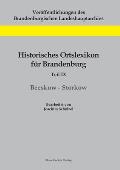 Historisches Ortslexikon f?r Brandenburg, Teil IX, Beeskow-Storkow