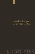Entscheidungen Des Reichsgerichts in Strafsachen: Entscheidungen in Kirchensachen Seit 1946