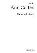 Poetisch denken 3: Ann Cotten