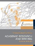 Academic research and writing: A concise introduction